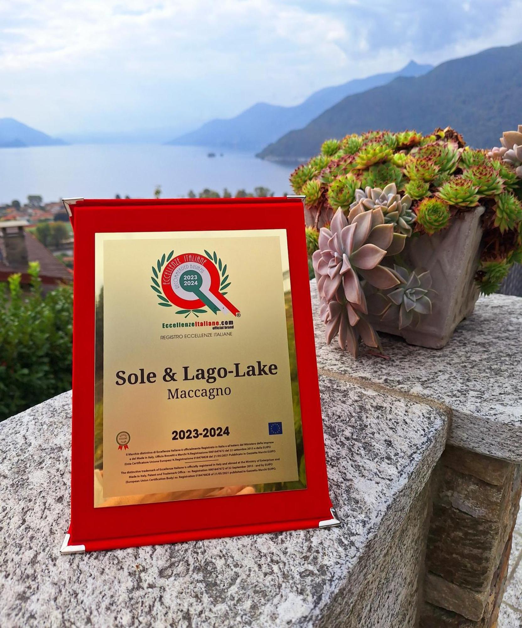 Sole & Lago-Lake Maccagno Exterior foto
